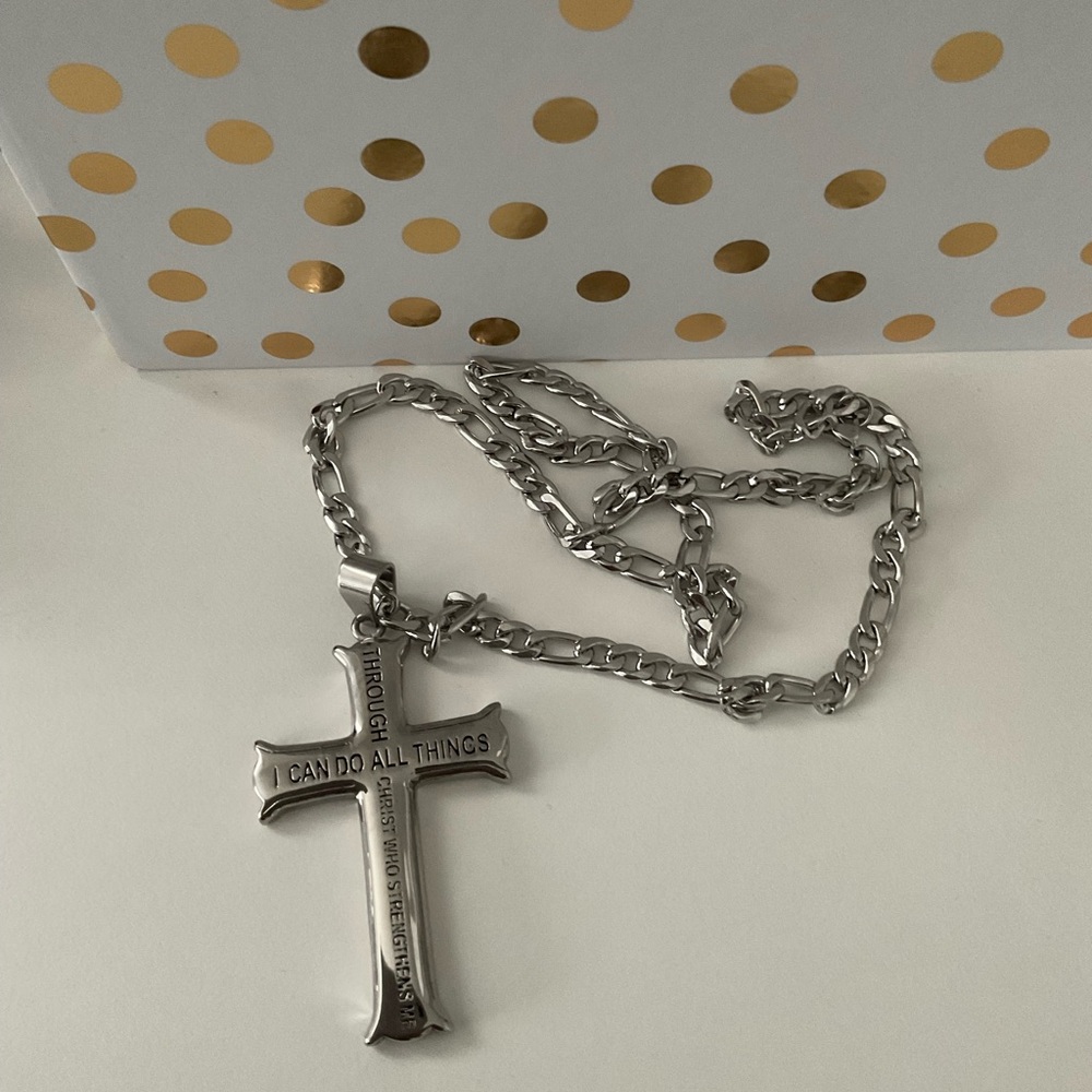 Stainless Steel Cross Necklace
